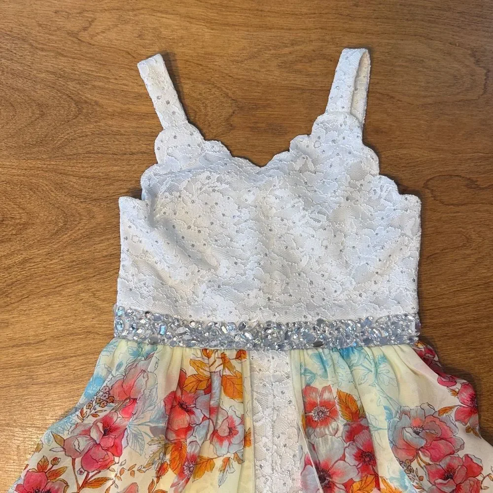 Speechless Kids Walk Through Romper Maxi Dress